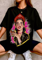 Women Summer Trendy Printed Short-Sleeved T-Shirt Women Summer Trendy Printed Short-Sleeved T-Shirt