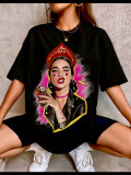 Women Summer Trendy Printed Short-Sleeved T-Shirt