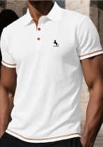 Men's Summer Solid Short Sleeve Printed T-Shirt Men's Summer Solid Short Sleeve Printed T-Shirt