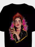 Women Summer Trendy Printed Short-Sleeved T-Shirt