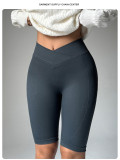 High-Waist Butt-Lifting Yoga Pants Workout Running Shorts