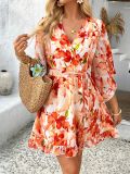 Women's Spring/Summer Holiday Casual Print Dress