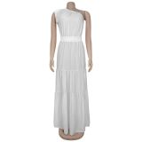 Chic Off-Shoulder Slim Fit Long Dress