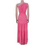Chic Off-Shoulder Slim Fit Long Dress