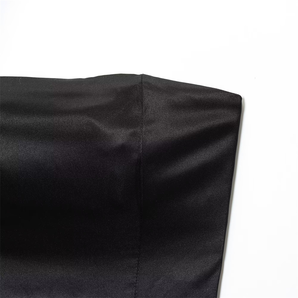 Women summer sexy solid sleeveless strapless dress