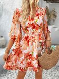 Women's Spring/Summer Holiday Casual Print Dress
