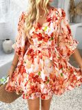 Women's Spring/Summer Holiday Casual Print Dress