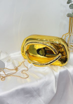 Women Glossy Square Bag Single Shoulder Crossbody Bag