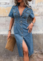 Women's Slim Fit Denim Dress Women's Slim Fit Denim Dress
