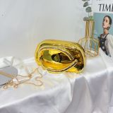Women Glossy Square Bag Single Shoulder Crossbody Bag