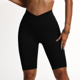 High-Waist Butt-Lifting Yoga Pants Workout Running Shorts