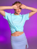 Women Summer Printed Short-Sleeved T-Shirt Top
