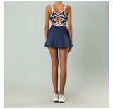 Women Sport Padded Stretch Quick-Drying Tennis Skirt