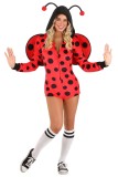 Women Halloween Bee and Ladybug Cosplay Costumes for Adults and Children, Holiday Party Dresses