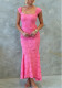 Women Sleeveless Off-Shoulder Solid Dress