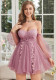 Women Summer Mesh Strapless Dress