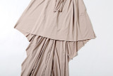 Women Summer Sexy Hollow Long-Sleeve Solid Dress