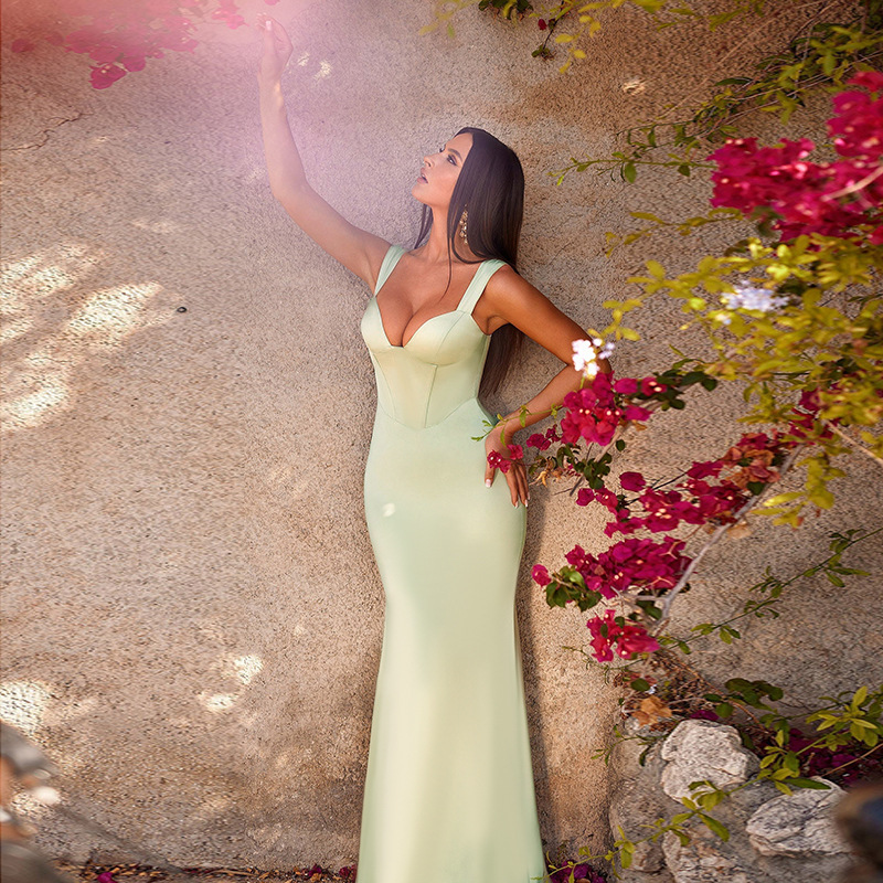 Women Party V-Neck Strappy Bodycon Dress