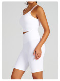 Yoga Wear High-Waist Butt Lift Slim Fit Tank Running Sports Bra Set