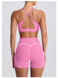 Sports Bra Tank Yoga Wear Outdoor Gym Quick-Dry Yoga Pants Set