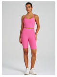 Yoga Wear High-Waist Butt Lift Slim Fit Tank Running Sports Bra Set