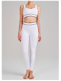 Yoga Wear High-Waist Butt Lift Slim Fit Tank Running Sports Bra Set