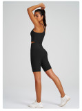 Yoga Wear High-Waist Butt Lift Slim Fit Tank Running Sports Bra Set