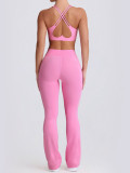 Sports Bra Tank Yoga Wear Outdoor Gym Quick-Dry Yoga Pants Set