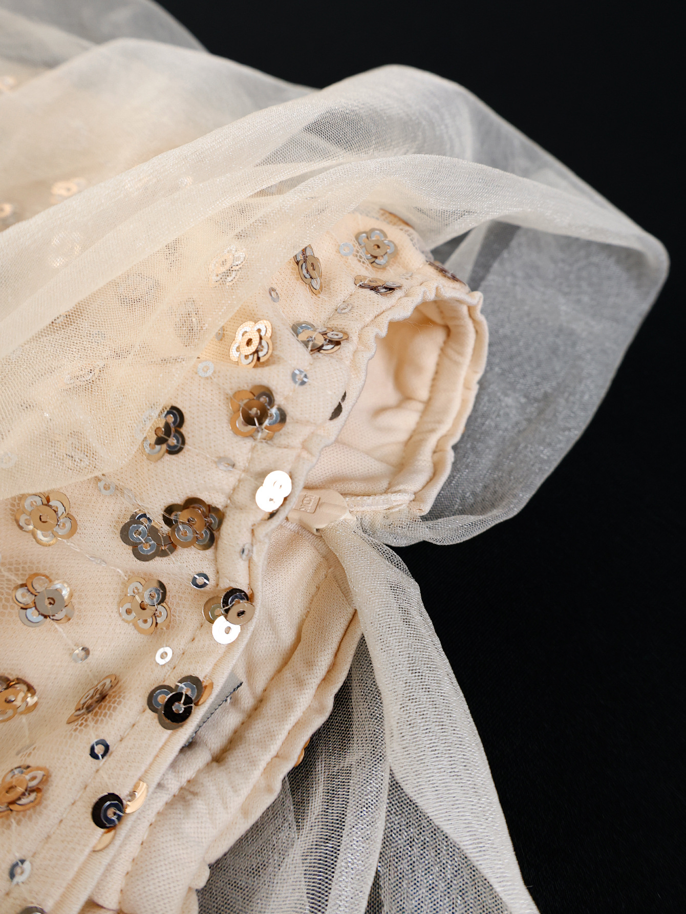 Sexy Off-Shoulder Mesh Patchwork Sequin Party Dress