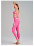 Yoga Wear High-Waist Butt Lift Slim Fit Tank Running Sports Bra Set