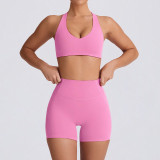 Sports Bra Tank Yoga Wear Outdoor Gym Quick-Dry Yoga Pants Set