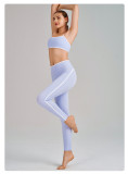 Yoga Wear High-Waist Butt Lift Slim Fit Tank Running Sports Bra Set