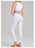 Yoga Wear High-Waist Butt Lift Slim Fit Tank Running Sports Bra Set