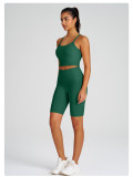 Yoga Wear High-Waist Butt Lift Slim Fit Tank Running Sports Bra Set