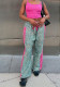 Women's Fashion Casual Printed Straight Leg Pants