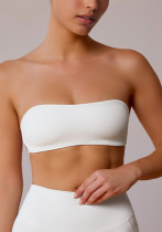 Tank Strapless Seamless Sports Bra Anti-Slip Basics Tight Fitting Bustier