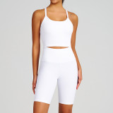 Yoga Wear High-Waist Butt Lift Slim Fit Tank Running Sports Bra Set
