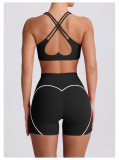 Sports Bra Tank Yoga Wear Outdoor Gym Quick-Dry Yoga Pants Set