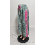Women's Fashion Casual Printed Straight Leg Pants