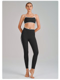 Yoga Wear High-Waist Butt Lift Slim Fit Tank Running Sports Bra Set