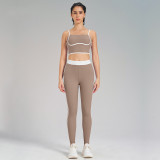 Sport Yoga Set Two-Piece Outdoor Running Gym Outfit