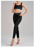 Yoga Wear High-Waist Butt Lift Slim Fit Tank Running Sports Bra Set