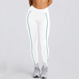 Strapless Top & Long Pants High Stretch Tank Sports Bra Anti-Slip Yoga Pilates Set