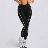 Strapless Top & Long Pants High Stretch Tank Sports Bra Anti-Slip Yoga Pilates Set