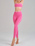 Yoga Wear High-Waist Butt Lift Slim Fit Tank Running Sports Bra Set