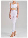 Yoga Wear High-Waist Butt Lift Slim Fit Tank Running Sports Bra Set