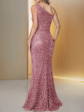 Luxury Long Dress Sexy Elegant Sequin Evening Dress for Formal Party & Cocktail Events