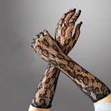 Sexy Erotic Sheer Lace Gloves