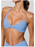 Wire-free Sports Bra Yoga Seamless Knotted Tank