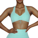 Women Padded Tank Top and Fitness Shorts Two-Piece Set